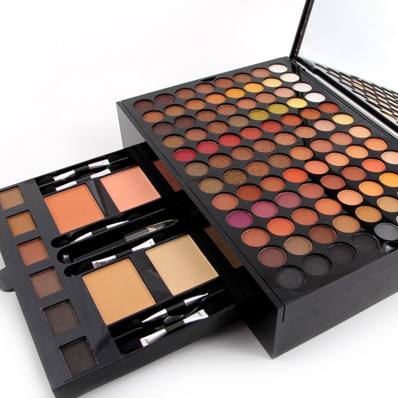180 Colors Eyes Shadow Blush Set — Piano-Shaped Makeup Palette