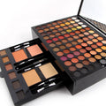 180 Colors Eyes Shadow Blush Set — Piano-Shaped Makeup Palette